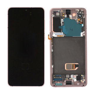 Samsung Galaxy S21 5G (G991B) Display, Phantom Violet/Paars, Excl. Camera, GH82-27256B;GH82-27255B