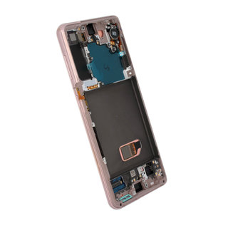 Samsung Galaxy S21 5G (G991B) Display, Phantom Violet/Paars, Excl. Camera, GH82-27256B;GH82-27255B