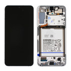 Samsung S906B Galaxy S22+ 5G Display + Batterij, Phantom White/Wit, GH82-27499B