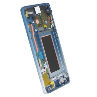 Samsung Galaxy S9 (G960F) Display, Ice Blue/Blauw, GH97-21696G;GH97-21697G