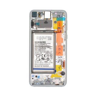 Samsung Galaxy S10e (G970F) Display + Batterij, Prism White/Wit, GH82-18843B