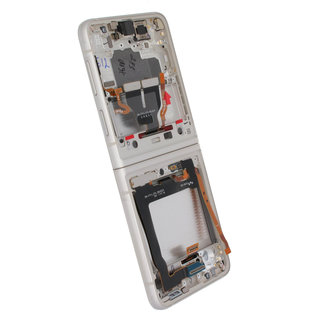 Samsung Galaxy Z Flip3 5G (F711B) Display, Cream, (Excl. Camera), GH82-27244B