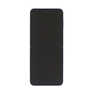 Samsung Galaxy Z Flip3 5G (F711B) Display Binnenkant (MAIN/Inner LCD) Incl. Frame, Lavender/Paars, GH82-27244D;GH82-27243D