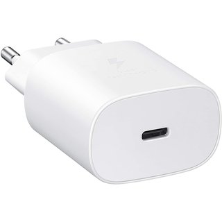 Samsung USB-C Ladegerät + USB-C Auf USB-C Kabel, Weiß, 25W (EP-TA800XWEGWW) | Blisterpackung