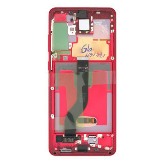 Samsung Galaxy S20+ (G985F/DS) / Galaxy S20+ 5G (G986F/DS) Display, Aura Red/Rood, GH82-22134G;GH82-22145G