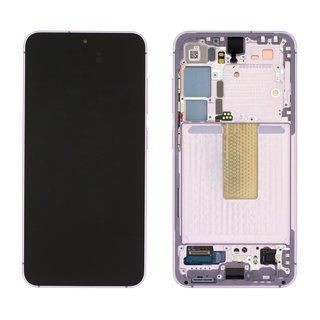 Samsung Galaxy S23 (S911B) Display, Lavender/Paars, GH82-30480D;GH82-30481D