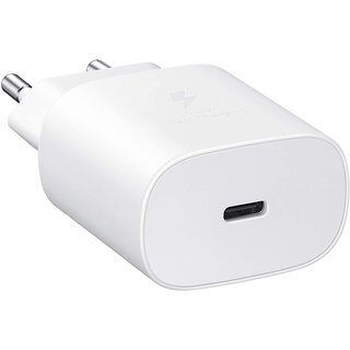 Samsung USB-C Charger, EP-TA800NWEGEU, White, 25W - Blister Packaging
