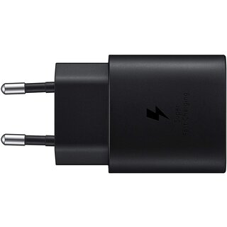 Samsung USB-C Charger, EP-TA800NBEGEU, Black, 25W - Blister Packaging