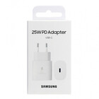 Samsung USB-C Charger, EP-TA800NWEGEU, White, 25W - Blister Packaging