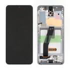 Samsung Galaxy S20 5G (G981F/DS) Display (Excl. Camera), Cloud White/Wit, GH82-31432B;GH82-31433B