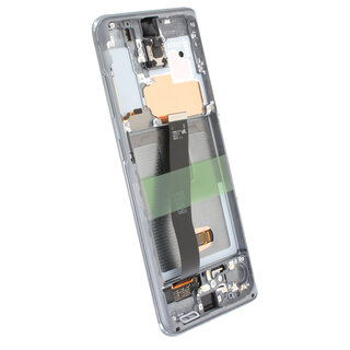 Samsung Galaxy S20 5G (G981F/DS) Display (Excl. Camera), Cosmic Grey/Grijs, GH82-31432A;GH82-31433A