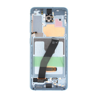 Samsung Galaxy S20 5G (G981F/DS) Display (Excl. Camera), Cloud Blue/Blauw, GH82-31432D;GH82-31433D