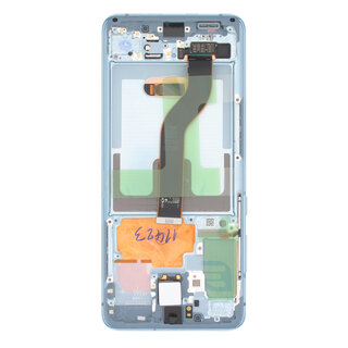 Samsung Galaxy S20+ 5G (G986F/DS) Display (Excl. Camera), Cloud Blue/Blauw, GH82-31441D;GH82-31442D;GH82-31445D