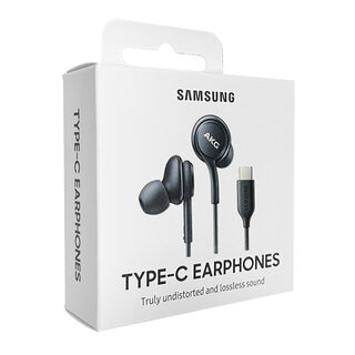 Samsung AKG In-Ear Oordopjes (USB-C Connector), EO-IC100BBEGEU, 1M, Zwart, Blisterverpakking, 8806090270123;EO-IC100BBEGEU