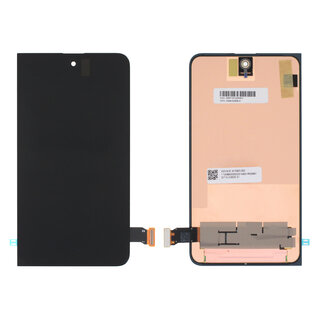 Google Pixel Fold (G9FPL) Display Achterkant (SUB/Buitenkant LCD), Zwart, G949-00409-01