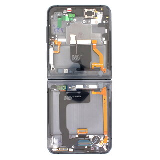 Samsung Galaxy Z Flip4 (F721B) Display, Graphite/Grijs, GH82-29441A;GH82-29440A;GH82-30238A;GH82-30239A