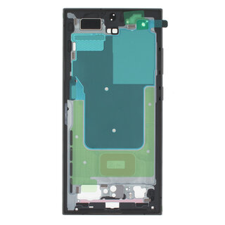 Samsung Galaxy S24 Ultra (S928B) Middenbehuizing Frame voor Beeldscherm, Titanium Black/Zwart, GH82-33399B