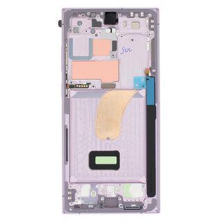 Samsung Galaxy S23 Ultra (S918B) Mittel Gehäuse für Display, Lavender/Lila, GH96-15833D
