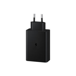 Samsung Trio Oplader Met 3 USB Poorten (USB-C + USB-C + USB-A), EP-T6530NBEGEU, 65W/25W/15W, Zwart, Blisterverpakking, 8806092673885;EP-T6530NBEGEU