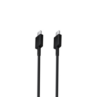 Samsung USB-C Oplader + USB-C naar USB-C Kabel, Zwart, 25W (EP-TA800XBEGWW) | Blisterverpakking