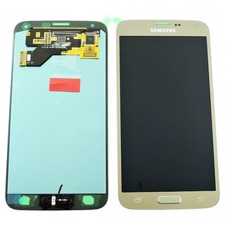 Samsung G903F Galaxy S5 Neo LCD Display Module, Gold, GH97-17787B