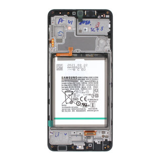 Samsung Galaxy M32 (M325F) Display + Battery, Black, GH82-26192A