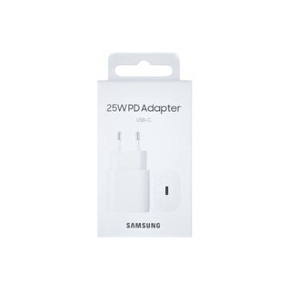 Samsung USB-C Oplader, EP-TA800NWEGEU, 3A, 25W, Wit, Blisterverpakking, 8806094899511;EP-T2510NWEGEU