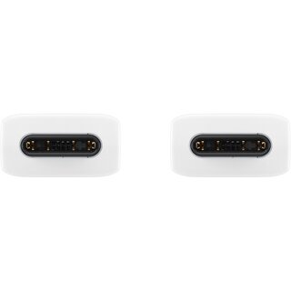 Samsung USB-C auf USB-C Kabel, EP-DN975BWE, 1m, 5A, Weiß, Blisterverpackung, 8806090144059;EP-DN975BWEGWW