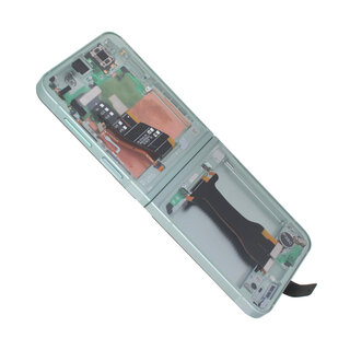 Samsung Galaxy Z Flip6 (F741B) Display Binnenkant (MAIN/Inner LCD), Mint/Groen, GH82-35014D;GH82-35013D