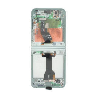 Samsung Galaxy Z Flip6 (F741B) Display Binnenkant (MAIN/Inner LCD), Mint/Groen, GH82-35014D;GH82-35013D