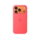 Apple iPhone 17 Pro Silicone Case with MagSafe , Bright Guava, MHW04ZM/A