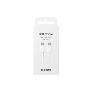 Samsung USB-C auf USB-C Kabel, EP-DX310JWEGEU, 1,8M, 5A, Weiß, Blisterverpackung, 8806094257557;EP-DX310JWEGEU