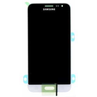 Samsung J320F Galaxy J3 2016 LCD Display Modul, Weiß, GH97-18414A;GH97-18748A