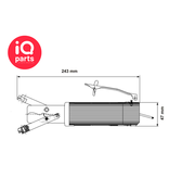 IQ-Parts IQ-Parts Pneumatische DIN 3021 Bandveerklem tang