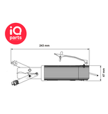 IQ-Parts Pneumatische DIN 3021 Bandveerklem tang