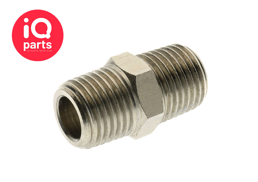 Nickel Plated Brass Reducing, Hexagon head Bushes, BSP male/BSP female