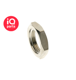 IQ-Parts Kontermutter Messing vernickelt Metrisch Female