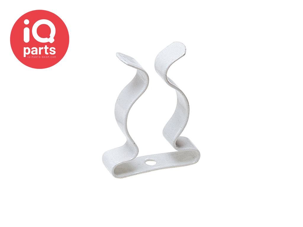 Tool Clip - White, closed type