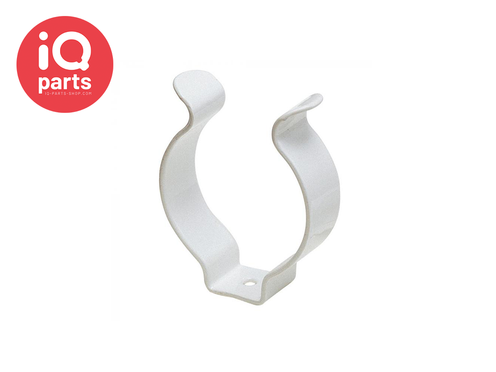 ABA Tool clip - with white nylon coating, open type W1