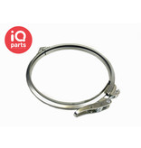 IQ-Parts Mounting Clamp BF with lever clamp, hinge and sealing ring. (LKLMC)