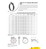 Mikalor Mikalor ASFA-S Titanium 12 mm Schlauchschelle