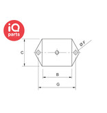 Getech Srl. GETECH Vibration damping Machine feet Typ SL - 60 shore