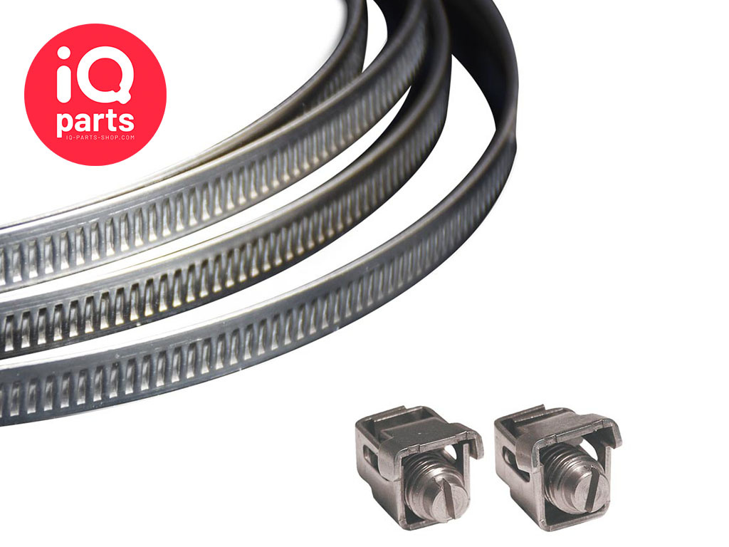 Bandimex Endless hose clamp 11 mm width in W4 (AISI 304)