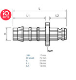 TEFEN TEFEN Plug with hose connector