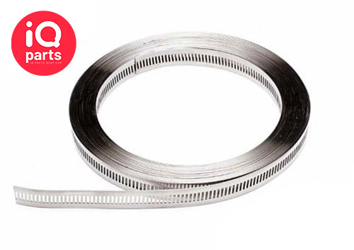 JCS Multi Torque endless hoseband - 16 mm - W5 (AISI 316) - 30 m