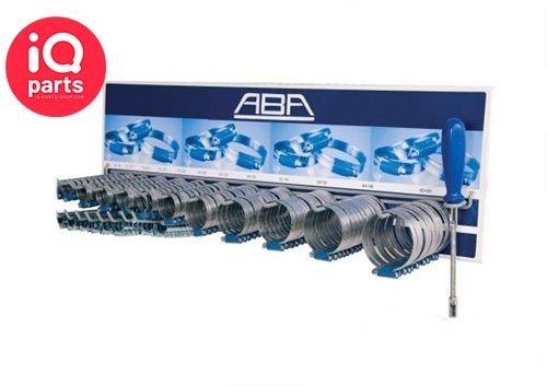 ABA Display-System 244C W1 Nova + Original + Mini Schlauchschellen
