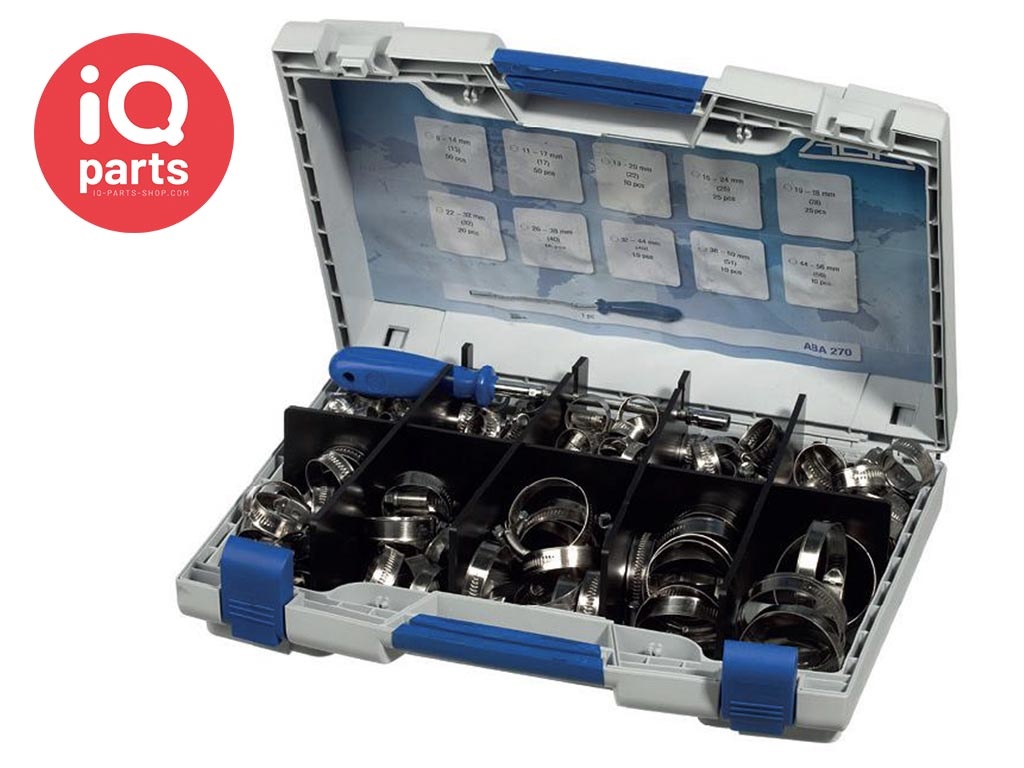 ABA Assortment boxes 270 W4 Nova + Original Hose Clamps
