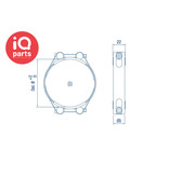 ABA ABA Power Clamp W5 (S50) - 20 mm 2-delig