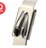 IQ-Parts Edelstahl AISI 316 Kabelbinder/ Tyrap / Achsmanschette | 4,60 mm breit