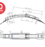 IQ-Parts IQ-Parts Metalen Spanband / bandklem met 5 standen | W1 (Verzinkt)